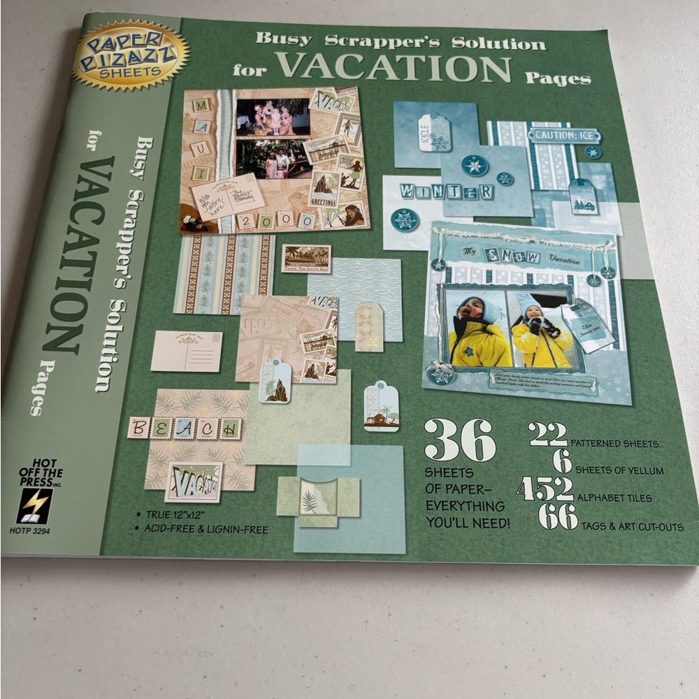 Vintage Travel Scrapbook Paper Set various pieces see pics. Vacation value pack - Picture 3 of 16